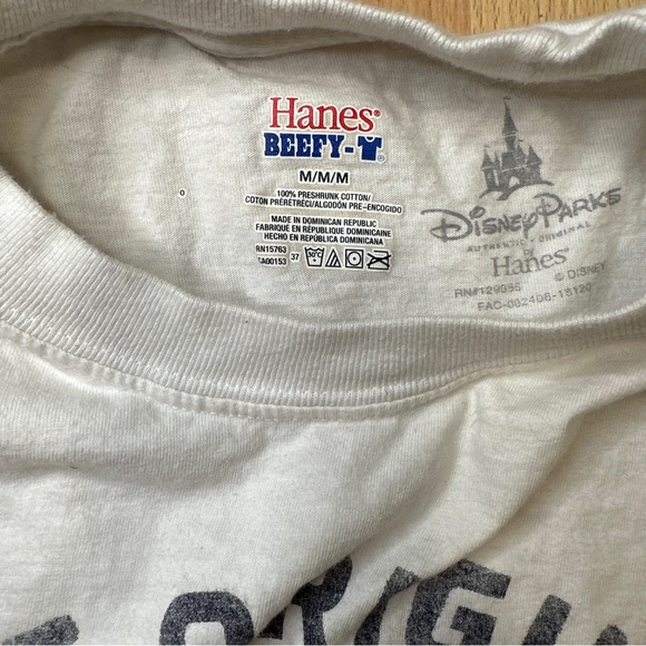 White Hanes Beefy ‘The Original Walt Disney World’ t-shirt size Medium - Picture 2 of 3